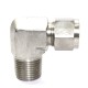 SS Male Elbow Connector Compression Double Ferrule OD Fitting Stainless Steel 304.